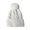 White, variant on Women Fall Winter Hat Thickened Knitted Soft Elastic Warm Anti slip Ear Plush Ball Decor Twisted Pattern Outdoor Beanie Cap