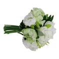 thumbnail image 4 of Ramo de simulación de flor de peonía artificial de 10 cabezas, fiesta de boda, decoración floral para el hogar, flor falsa, blanco verde Inevent HA7016-02B, 4 of 7