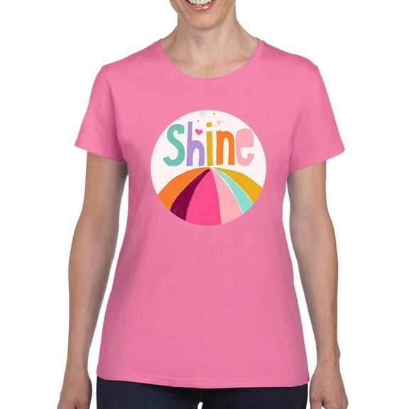 Shine Circle Art T-Shirt Women -June Erica Vess Designs, Female Small