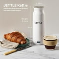 thumbnail image 4 of Jettle Travel Electric Kettle - 450ml Bottle-Style Top-Fill No-Spout Water Boiler for Tea & Coffee - Temperature Control, LED Display, Auto Shut-Off - Stainless Steel, 110V, 4 of 12