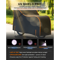 thumbnail image 6 of Bike Cover, 600D Heavy Duty Waterproof Bicycle Cover for Outdoor Storage – Fits 1/2/3 Bicycles – UV, Dust, Rain & Snow Protection – Compatible with Mountain, Road, Cruiser, Ebike & Electric Dirt Bike, 6 of 7