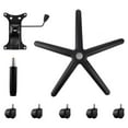 thumbnail image 4 of 320 Pounds Replacement Office Chair Base 28 Inch Swivel Chair Base with Casters Heavy Duty Black, 4 of 8