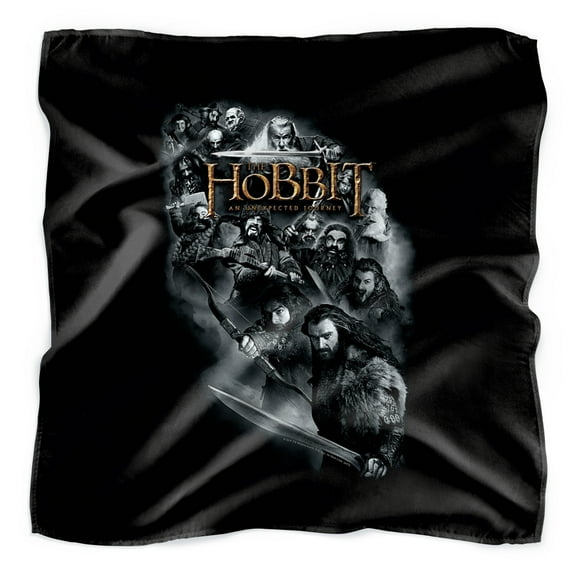 The Hobbit Cast of Characters Bandana (21 in x 21 in)