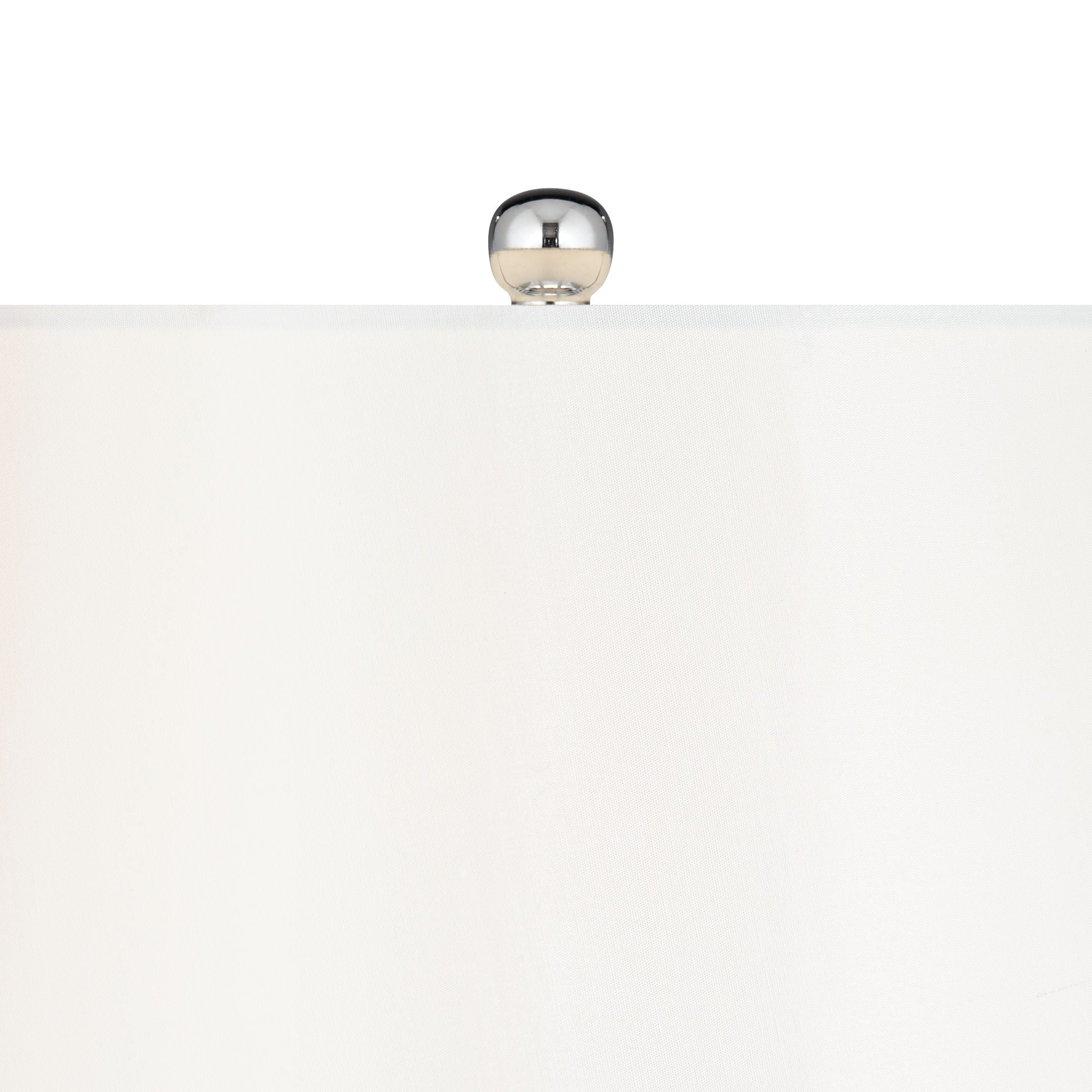 Possini Euro Design Pablo Modern Table Lamp 27" Tall Blue Art Glass White Tapered Drum Shade for Bedroom Living Room Bedside Nightstand Office Family