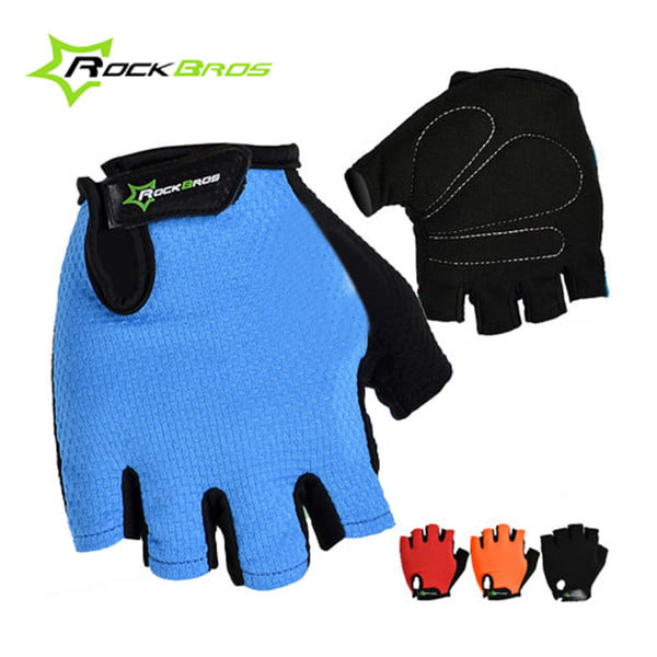 ROCKBROS Cycling Men Half Finger Gel Bike Gloves MTB Outdoor Sport Short Gloves 
