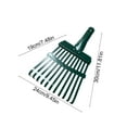 thumbnail image 3 of Elainilye Artificial Lawn Grass Rake, Heavy Duty Leaf Collection Tool, Yard Debris Gatherer for Lawns, Landscaping Maintenance, 3 of 6