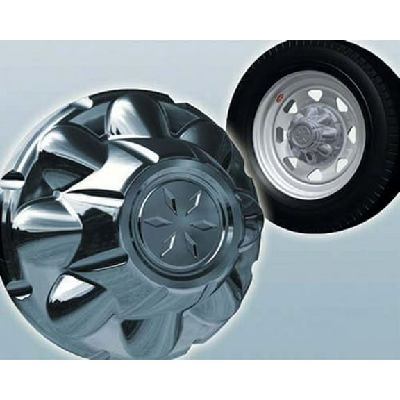 Dicor 4-1/2 in. Wheel Hubcap ABS Chrome