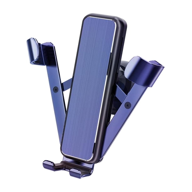 soporte para universal para teléfono de coche soporte para teléfono de gravedad de ventilación de aire junta de para teléfonos móviles de azul
