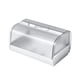 thumbnail image 1 of Dispensador rectangular de plástico para pañuelos faciales con mecanismo de resorte para una extracción suave. Ideal para baño, cocina, sala de estar, escritorio y tocador. Organizador de, 1 of 6