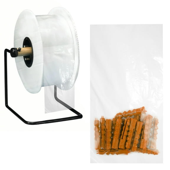 Clear Pre-Opened Poly Bags, Heavy Gauge 2.80 Mil, 8000 Count, 4 x 8 in