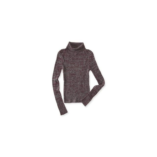 Aeropostale Chandail en Tricot Marbré pour Femmes, Rouge, Juniors, Grand