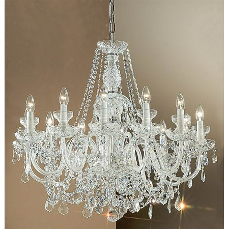 - Bohemia Chandelier Light w Crystals (Gold - Swarovski Strass)