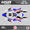 Blue, variant on Kalair GFX Graphics Kit for Yamaha TTR50 (2006-2023) Usa Series