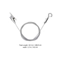 thumbnail image 2 of OULII 2 Pcs Drywall Picture Hangers Sign Board Display Hanger Carbon Steel Hook Shape, 2 of 8