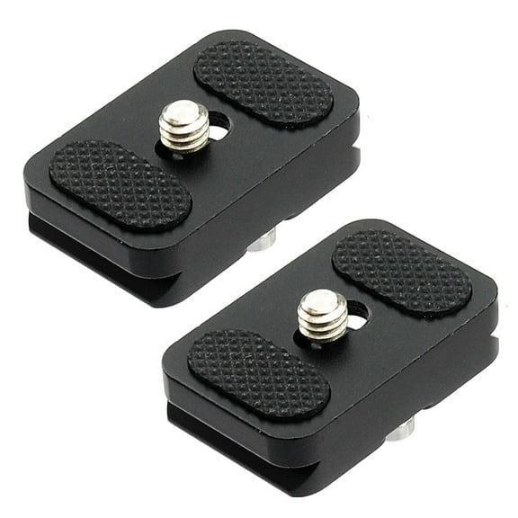 (2 Pack) Fotasy 25mm Arca Swiss Plate, 25 mm QR Quick Release Plate. for Mirrorless Compact Camera, fits Arca-Swiss Standard Clamp for Camera Tripod Ballhead