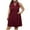 Wine, variant on Bigersell Womens Maxi Dresses for Summer Women's Back Strap Skirt Flower Hollowed Out Skirt Women's Dress Big & Tall Cocktail Dress Style 22592, Female Mini Short Dresses Wine 3XL