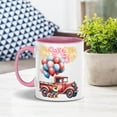 thumbnail image 5 of Vintage Patriotic Pomeranian 4th of July Independence Memorial Day 11oz Accent Two-tone Mug Pom Dog Lover Gifts Coffee Tea Cup - 01006, 5 of 5