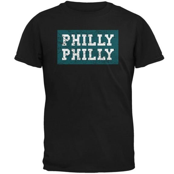 Philly Philly Mens Soft T Shirt Black 2XL
