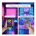 thumbnail image 3 of Luces LED NBBUFF, tira RGB que cambia de color de 15 m con control remoto y aplicación, 3 of 7