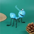 thumbnail image 2 of Metal Garden Yard Art – Cute Large Red Ant Sculpture for Outdoor Wall, Fence, Tree, or Lawn Decoration, Charming Garden Statue, Blue, Outdoor Décor, 2 of 8