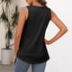 thumbnail image 5 of Chaqueta corta,Camiseta sin mangas corta para mujer, cuello redondo, informal, mezcla de poliéster y elastano, ideal para uso diario y yoga, sopatenor, 5 of 7