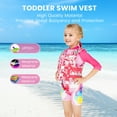thumbnail image 3 of Gogokids Kids Swim Vest Life Jacket-Toddler Flotation Buoyancy Swimsuit Trainer Vests Swimming Aid Jacket for Boys/Girls Age 1-9 Years, Blue, 3 of 7