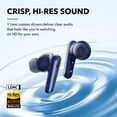 thumbnail image 4 of Auriculares inalámbricos Soundcore by Anker Liberty 4 NC, reducción de ruido del 98,5%, cancelación de ruido adaptable a los oídos y al medio ambiente, sonido de alta resolución, batería de 50 horas,, 4 of 5