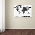 thumbnail image 3 of Trademark Fine Art "World Map BG-1" Canvas Art by Marlene Watson, 3 of 3