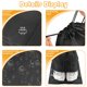 thumbnail image 3 of Bolsas para zapatos COIDEA, 5 unidades, grandes, negras, no tejidas, para viajes, 3 of 7