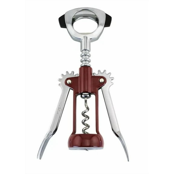 Franmara Ultimo Wing Corkscrew Open Spiral W/ Built-In Foilcutter, Opener - Red