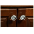 thumbnail image 4 of CKP #G-34 Elegance Collection 1-3/8 in. (35mm) Glass Knob, Clear with Nickel Base, 4 of 4