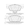 thumbnail image 2 of Centric Parts 104.16450 Semi-Metallic Disc Brake Pad Set with Hardware, 2 of 4