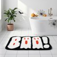 thumbnail image 3 of Evergrace Halloween Ghost Bath Rug White 17"x24", 3 of 5