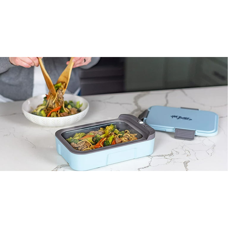 Hot Bento – Reusable Self Heated Lunch Box and Food Warmer – Battery Powered,  Portable, Cordless, Hot Meals for Any Occasion, Black 