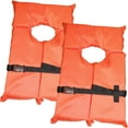 thumbnail image 5 of 6 Pack Coast Guard Approved Life Jackets. High Visibility Color Type II Keyhole Life Vest in Classic May West Style. Compliance Flotation Device, 5 of 16