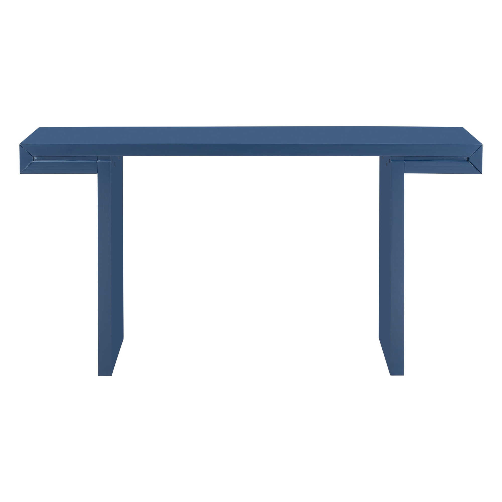 Large 60" Console Table with Geometric Clean Lines Design, Entryway Table with Painted Finish and Adjustable Feet, Suitable for Living Room, ntryway, Hallway