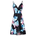 thumbnail image 3 of IROINNID A-Line Dress For Women Casual Print Sleeveless Sling Dress V-Neck Knee-Length Dress, 3 of 6
