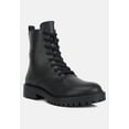 thumbnail image 2 of Forter Faux Leather Lace Up Boots, 2 of 10