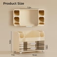 thumbnail image 2 of Soda Candy Makeup Organizer for Vanity with 2 Large Drawers & Brush Holder, Countertop Cosmetic Storage for Bathroom & Dresser, Multi-Purpose Organizer for Lipsticks, Perfumes, Eyeshadows, Skincare, 2 of 7