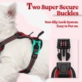 thumbnail image 3 of Arnés para perros Rabbitgoo, sin tirones, ajustable, rojo, para perros XS, 3 of 8