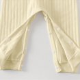 thumbnail image 5 of TOWED22 Toddler Boys Girls Pajamas 2 Pieces Long Sleeve Top and Pants Set Cotton Print Pjs Sleepwear Jammies Fall Winter 3 6 9 12 18 24 Months 2 3 4 5 6 7 8 9 Years(Yellow,9-12 M), 5 of 6