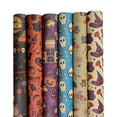 thumbnail image 5 of CCOCC 2026 New Halloween Wrapping Paper Roll Mini Roll Design with Pumpkins for Gift Wrap Diy Craft Halloween Wrapping Paper Pumpkin Roll Packaging 27.5*19.6Inch, 5 of 6