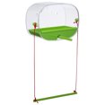 thumbnail image 1 of ETHZZLE 1Set Clear Window Bird Feeder with Suction Cup Design Safe Pe Material Green, 1 of 7