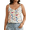 Ditsy Floral White, variant on Women's Plus Size Summer Tank Tops Floral Print Sleeveless V Neck Loose Fit Casual Camisole 1X-4X