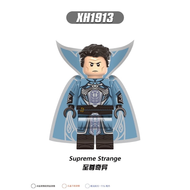 Marvel Los Vengadores Minifiguras Bloques De Construcción Doctor Extraña Bruja Escarlata SpiderMan Figuras Juguetes