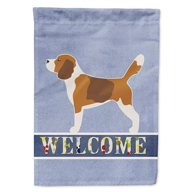 Carolines Treasures BB5514CHF Beagle Welcome Flag Canvas House Size