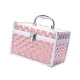 thumbnail image 4 of Caja de maquillaje portátil Caja de maquillaje multipropósito resistente Organizador de arte de la uña dura impermeable Beauty Cosmetic Box para joyas B, 4 of 8