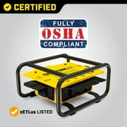 Champion Power Equipment Yellow 19.10 x 15.90 x 10.00, Steel Portable Electrical Distribution Box