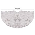 thumbnail image 5 of Firlar Christmas Tree Skirt 50inch Xmas Tree Ornaments Ruffled Trim-Style Falbala Cotton Christmas Tree Decor for Home Gift Festival Holiday Party Supplies, 5 of 6