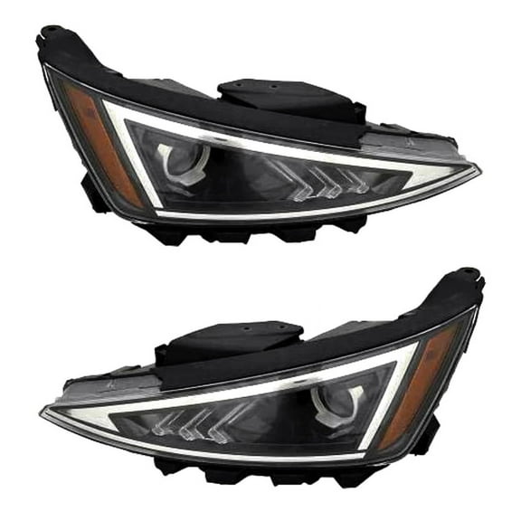New Headlight Pair Fits Hyundai Elantra Sel Sedan 19-20 92102-F3500 92101-F3500
